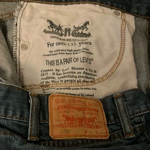 Levi's Style 559 Men's Jeans - Picture 6 of 6